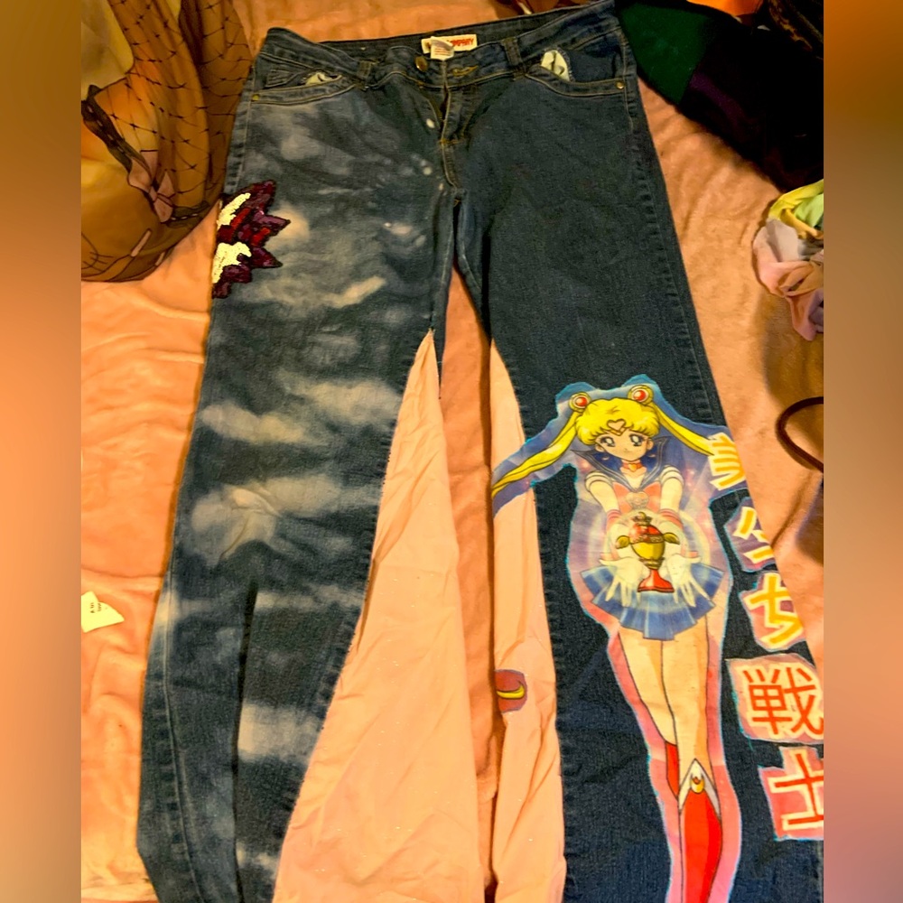 Custom Sailor Moon Jeans